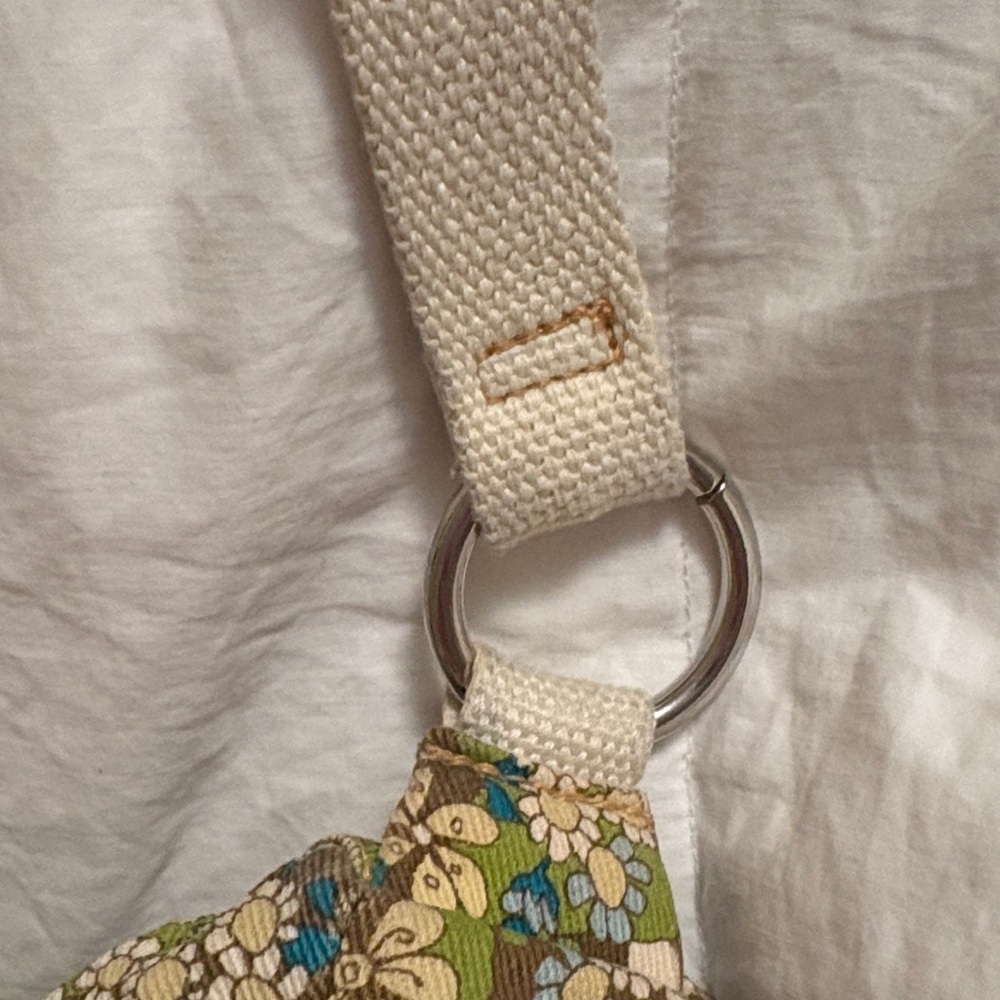 Levi’s Vintage Floral Blue and Brown Shoulder Purse - Picture 4 of 8